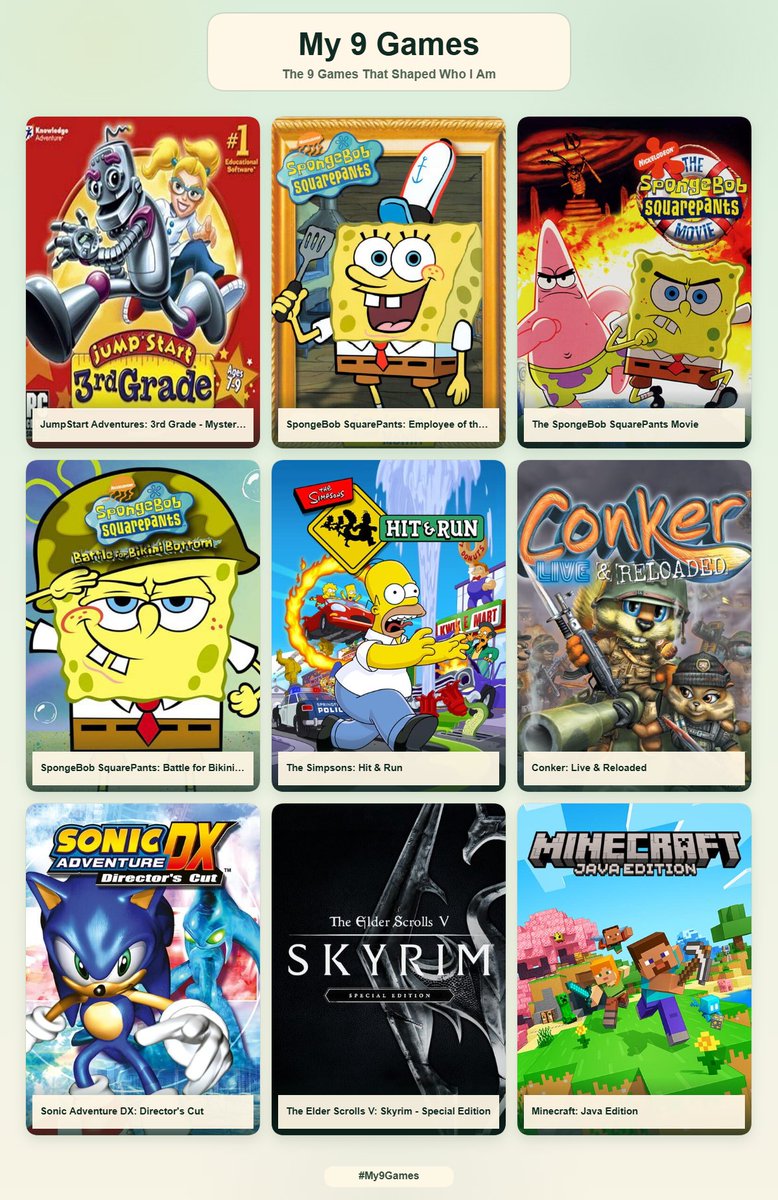 LuciLilium's tweet photo. Only picking 9 was way too difficult https://t.co/RPRat1f0eC