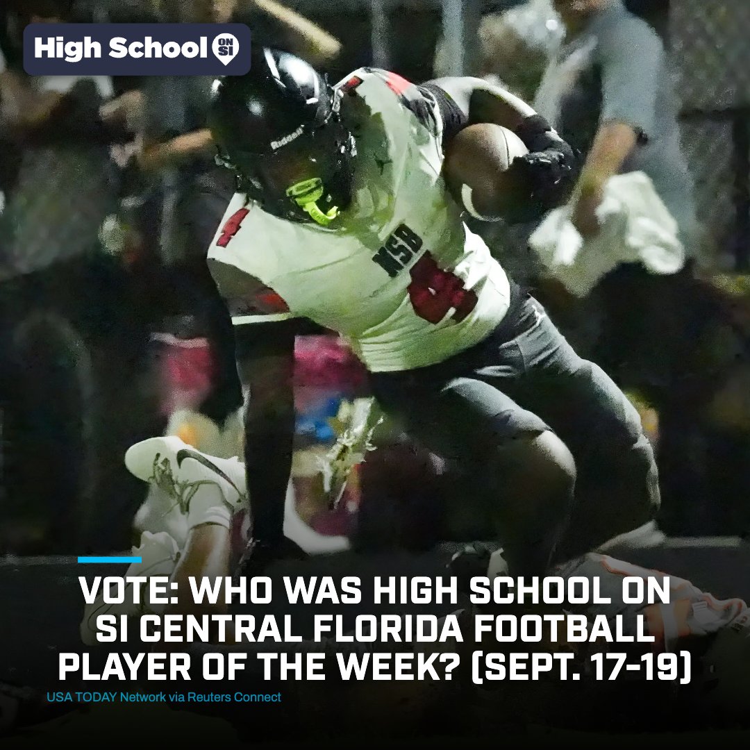 HSOnSIFL's tweet photo. Support you favorite Central Florida high school football players with your VOTE for High School Player of the Week!

https://t.co/mpuv4WkpEO https://t.co/mKqiVP3qrs