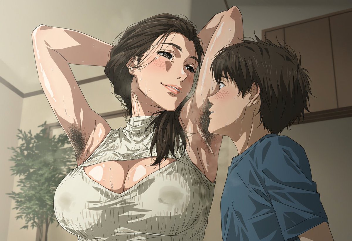 silverowl66's tweet photo. Mom? 
 #anime #ecchi #milf #erotic #mother #mom #smell #armpits #armpit #sweaty #hairy https://t.co/uemADbc9ea