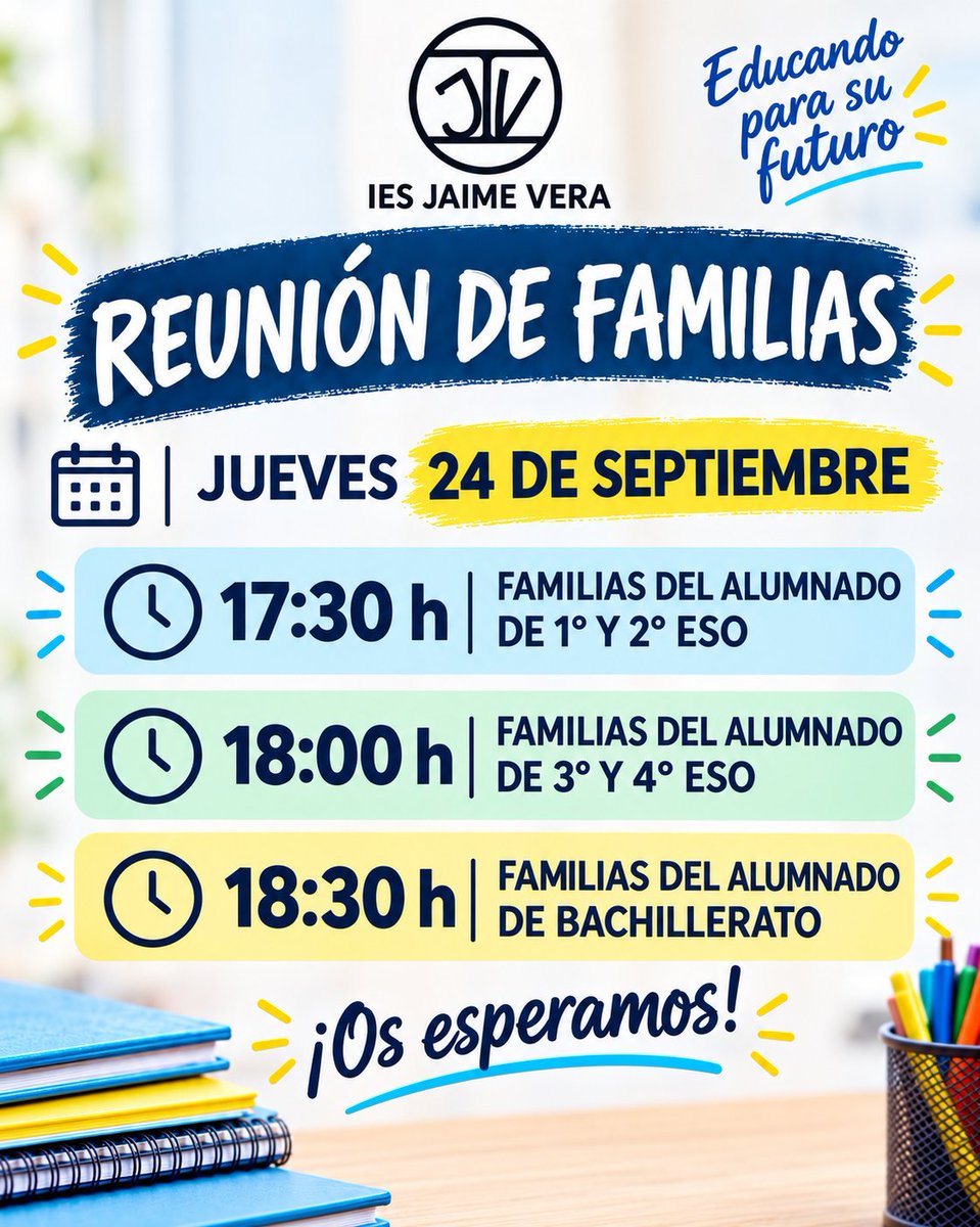 JaimeVeraIES's tweet photo. Hoy son las familias las que han venido a las aulas del @JaimeVeraIES ¡Gracias por vuestra visita! #iesjaimeverademadrid #educacion #vueltaalcole https://t.co/M3rQFKzFKH