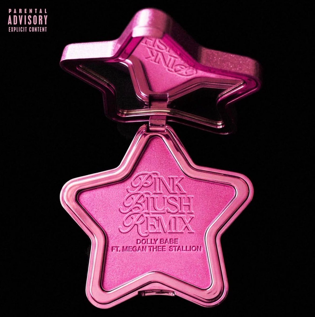 theestallion's tweet photo. PINK BLUSH REMIX OUT TONIGHT 🩷🔥 @rockstar_slut https://t.co/jVJJZYB5fg