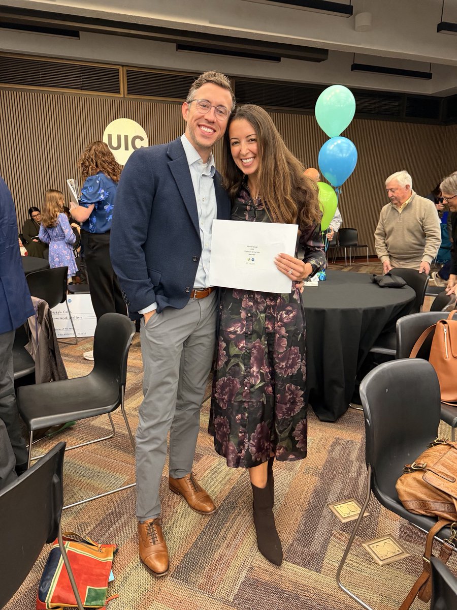 DrKarineTawagi's tweet photo. Honored to be nominated as Physician of the Year @UIHealth &amp; to help nominate &amp; celebrate some exceptional colleagues Dr. Fang Zhu who runs our theranostics program &amp; our incredible APP Lisa Nuccio ❤️ @UICancerCenter https://t.co/6OcJZwXTLK
