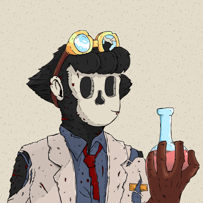nobleveilnft's tweet photo. Meet Prof. Herrald Swagger. The experiment worked. Mostly. 🧪 https://t.co/0RKpgtVnCR