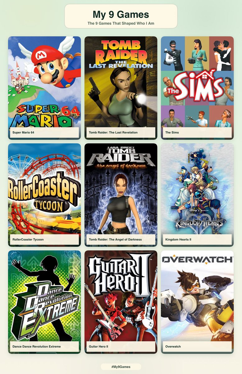 TheDamnThinGuy's tweet photo. 9 games that shaped who I am https://t.co/M6QJ19YRkQ