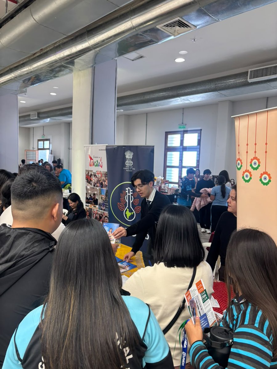 IndiainParaguay's tweet photo. 🇮🇳🎓 La Embajada de la India en Asunción participó en AsuJoven Fest 2026 (Festival de la Juventud de Asunción 2026), organizado por la Municipalidad de Asunción el 23 de septiembre de 2026 en el Puerto Histórico de Asunción.

📚 El stand de la Embajada difundió información sobre las diversas oportunidades disponibles para los jóvenes paraguayos para estudiar en la India, incluyendo las becas ITEC, becas ICCR y becas AYUSH.

🔗 Para más información, visite los siguientes enlaces:

Study In India: https://t.co/YKJd8EAn88

ITEC: https://t.co/u6AmaDeezy

ICCR: https://t.co/Zsfcmqubt9

#AsuJoven2026 #IndiaParaguay #StudyInIndia #ITEC #AYUSH #Education #CapacityBuilding #Scholarships

🇮🇳🇵🇾

🇮🇳🎓 The Embassy of India in Asuncion participated in AsuJoven Fest 2026 (Asuncion Youth Festival 2026) organised by the Municipality of Asuncion on 23 September 2026 in the Historic Port of Asuncion.

📚 The Embassy stand disseminated information about various opportunities available to Paraguayan youth to Study in India, including ITEC scholarships, ICCR scholarships, and AYUSH scholarships.

🔗 For more details, please visit the following links:

Study In India: https://t.co/YKJd8EAn88

ITEC: https://t.co/u6AmaDeezy

ICCR: https://t.co/Zsfcmqubt9

#AsuJoven2026 #IndiaParaguay #StudyInIndia #ITEC #AYUSH #Education #CapacityBuilding #Scholarships

@IndianDiplomacy @MEAIndia @PIB_India @DDNewslive @StudyInIndiaGov @itecnetwork @iccr_hq @moayush @EduMinOfIndia