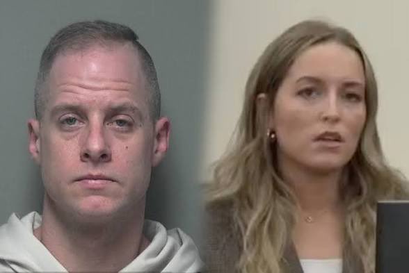 urclassless's tweet photo. Caleb Flynn’s mistress is nuts. Having her read the texts between them is wild stuff. Murder trials! https://t.co/7vVxQ16Dy5