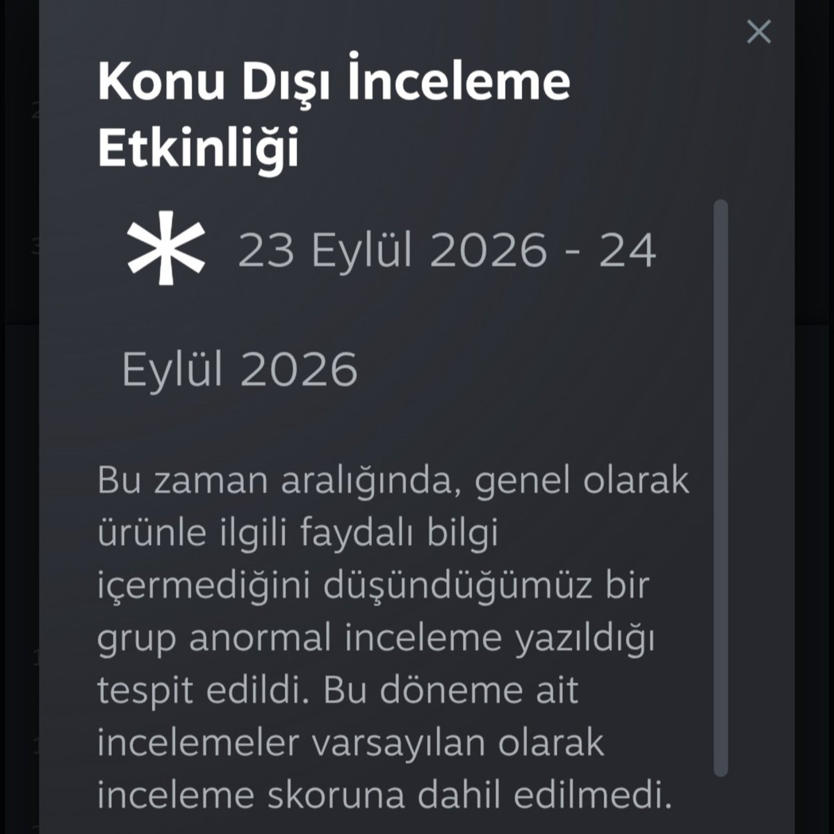 Haber's tweet photo. Steam, Atatürk'e sansür uygulayan Paradox'un oyunlarına gelen olumsuz incelemeleri "konu dışı" olarak işaretleyip, geçersiz kıldı.

▪︎ Son 24 saatte inceleme skoru dibi gören oyunlar, eski inceleme seviyesine dönmeye başladı. https://t.co/0vMVJ0pa5U