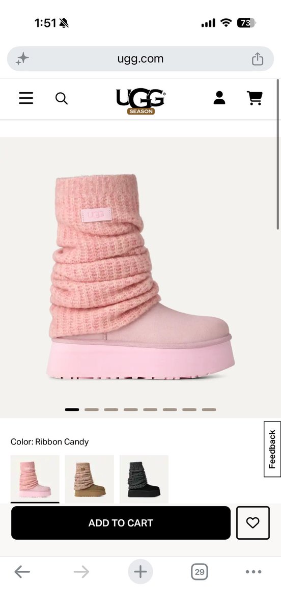 krystal__nelson's tweet photo. Ugg restocked. I immediately purchased. I’m so happy 🥹 https://t.co/47Hm0axYEg