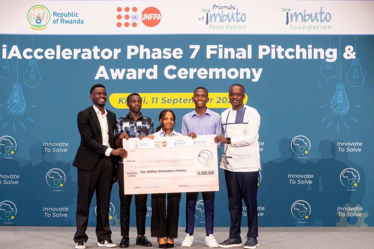 intambwe_pads's tweet photo. WE WON!
Proud to share that @intambwe_pads has won @iAccelerator Phase 7!
Grateful to our team, @DOTRwanda, our mentors, and everyone who believed in us.
This is just the beginning.
#iAccelerator #INTAMBWEPads #YouthInnovation https://t.co/BMSBx9JMHz