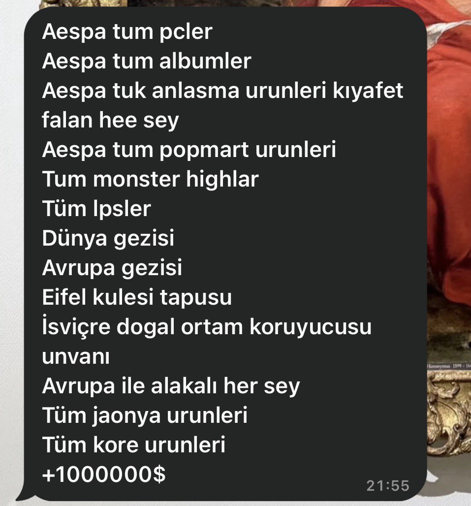 kyxii0's tweet photo. hesabında 20tl bile olmayan arkadisimin istekleri 💔💔💔 https://t.co/TNOd4IxDMt