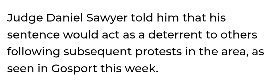 Beckseightfive's tweet photo. @GBNEWS I don't think this kind of 'make an example of you' attitude has any place in a courtroom. https://t.co/kKKStsvM4I