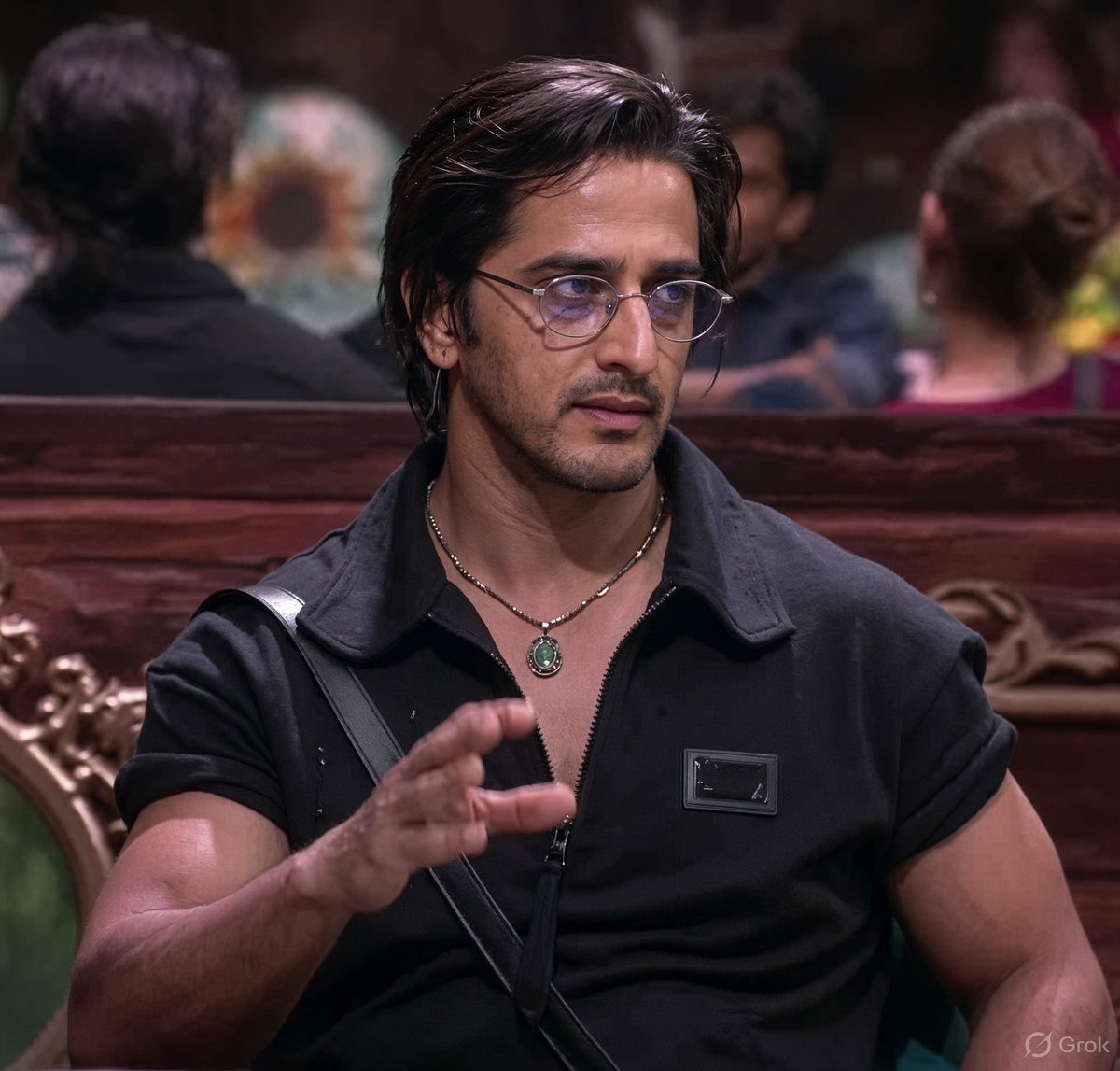 Coffeeiology6's tweet photo. Isn't he hot? 🥵

Strapping look ❤️‍🔥

#QaziTouqeer • #BiggBoss20 • #BB20 https://t.co/B5gxaNh18O