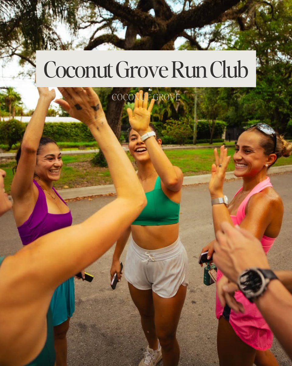 thebrickellbabe's tweet photo. Finding your people in Miami might start with a group run. Brickell Run Club, South Beach Run Club, Coconut Grove Run Club, Lauderdale Run Club, Miami Run Club. Link in our bio for exclusive Brickell Babes perks and surprises.
#BrickellBabes https://t.co/EpohwMMq24