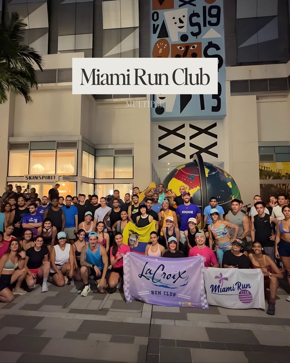 thebrickellbabe's tweet photo. Finding your people in Miami might start with a group run. Brickell Run Club, South Beach Run Club, Coconut Grove Run Club, Lauderdale Run Club, Miami Run Club. Link in our bio for exclusive Brickell Babes perks and surprises.
#BrickellBabes https://t.co/EpohwMMq24