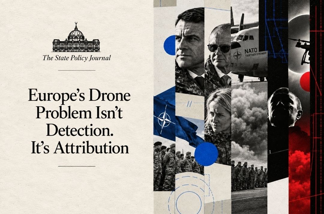 TheStatePolicy's tweet photo. A year ago, reports of drones around Copenhagen Airport shut down air traffic and quickly became part of a wider European security story. Since then, the threat has become harder to dismiss. Denmark’s Defence Intelligence Service now assesses that Russia will intensify its hybrid attacks against Europe and NATO, while the risk of a limited military attack on one or more NATO countries remains low but is growing. At the same time, it still considers a full-scale Russian invasion highly unlikely.

That combination creates a problem that better sensors alone cannot solve. Europe has to determine what an ambiguous observation means before it decides what to do about it.

A light moving across an airport is an observation. Establishing that it was a drone is a classification. Establishing that the drone was hostile is another step. Attributing it to Russia is another. Each step adds a claim that requires evidence. When those steps collapse into one, an unidentified object can become a geopolitical accusation before anyone has established what was actually in the sky.

This matters more as the underlying threat becomes more credible. Denmark’s assessment says Moscow has moved from using hybrid attacks mainly to create fear and weaken support for Ukraine toward attempts to disrupt that support directly, including sabotage against defense companies and rail transport. A genuine threat therefore makes vigilance necessary. It also makes verification more important, because every ambiguous incident now arrives with a ready-made explanation.

The European drone panic showed how quickly that can happen. Reports spread across countries, while subsequent investigations in many cases couldn't establish that a drone had been present at all. Aircraft, helicopters, lights, and other objects entered the same information stream as genuine drone incidents. The result was a feedback loop: one reported drone encouraged more people to search the sky for drones, and new observations reinforced the original narrative.

The strategic cost is larger than wasted attention; misclassification can close an airport, trigger emergency deployments, accelerate purchases of counter-drone systems, or push officials toward an attribution that later proves unsupported. At Borris, Danish soldiers fired 43 rounds at what later analysis suggested may have been a passenger aircraft, not a drone. A mistaken identification can therefore turn surveillance into the use of force.

Technology doesn’t remove this problem; radar, radio-frequency sensors, cameras, and infrared systems can improve detection, but detection isn't identification, and identification isn't intent. A sensor can establish that something is there without establishing what it's, who controls it, or what it's trying to do.

Europe’s emerging counter-drone architecture therefore needs an evidentiary layer as much as a technological one. The relevant question isn't only how many objects a system can detect; it's how accurately those objects are classified, how often genuine threats are missed, and what evidence is required before an observation becomes an attribution.

That distinction has strategic value; because Russia may not need every alarm to be genuine for ambiguity to produce effects; fear can consume attention, distort threat assessments, and pressure governments to act before evidence catches up. That doesn't establish that Russia is manufacturing false alarms, it establishes why attribution must remain separate from detection.

Europe consequently faces two different failure modes. Missing a real drone creates a security vulnerability. Turning an unidentified object into a confirmed hostile operation creates a decision vulnerability; the first demands better sensors, the second demands better judgment.

As the Russian threat becomes more credible, Europe has less room for both complacency and premature certainty.