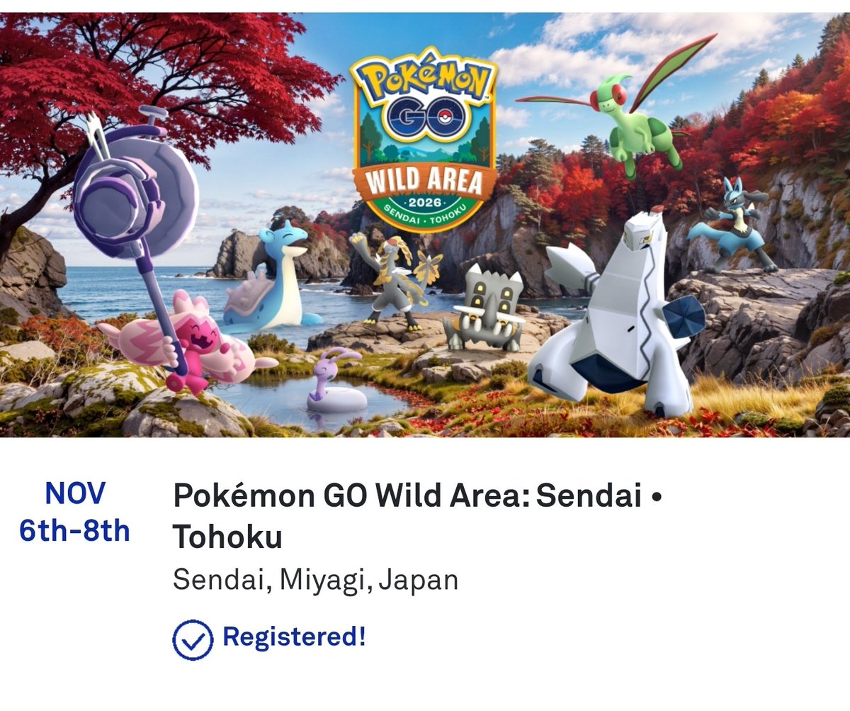 leon_mkh's tweet photo. @ScopelyExplore 
Hi, I don't seem to be able to purchase the tickets for Sendai wild area? It says I'm "registered". But it keeps going on a loop. What's happening? https://t.co/b6BQx4ydzK