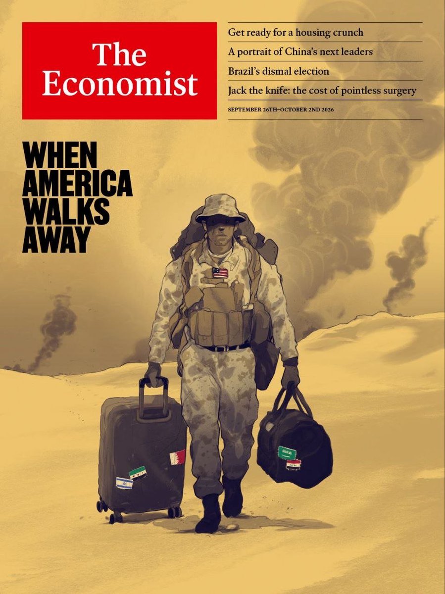 Sh79715858's tweet photo. "The Economist," which initially described the war against Iran as "a stunning air victory," now writes:

"American hegemony in the Middle East is coming to an end." https://t.co/fMCXmop9cn