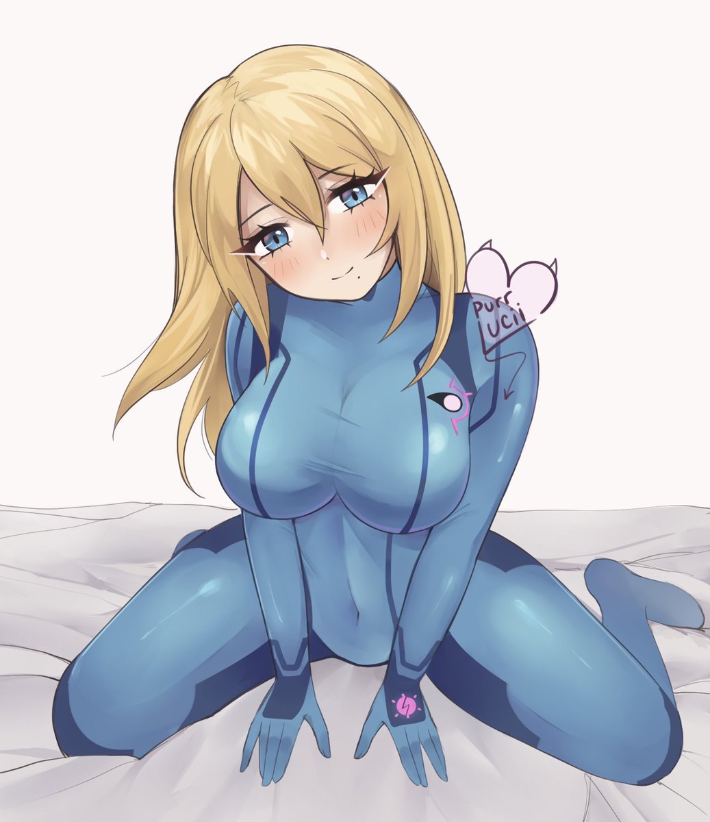 purrlucii's tweet photo. zero suit samus 💙 https://t.co/JTUhNne3xD