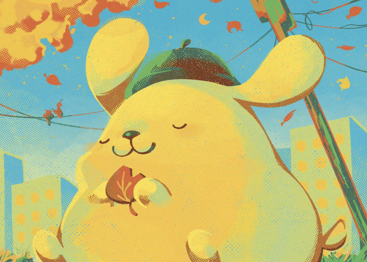 ausclaw's tweet photo. fall is here #pompompurin https://t.co/sAMhG8LRVd
