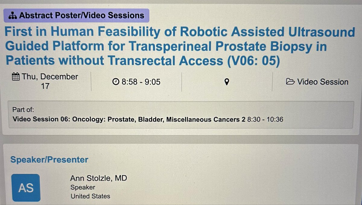 DrJohnMDiBi's tweet photo. Excited to present our experience with the @Mendaerainc Focalist for Transperineal Prostate Biopsy at this years @Endo_Society WCET! #TPBx https://t.co/NajdOvCs0w