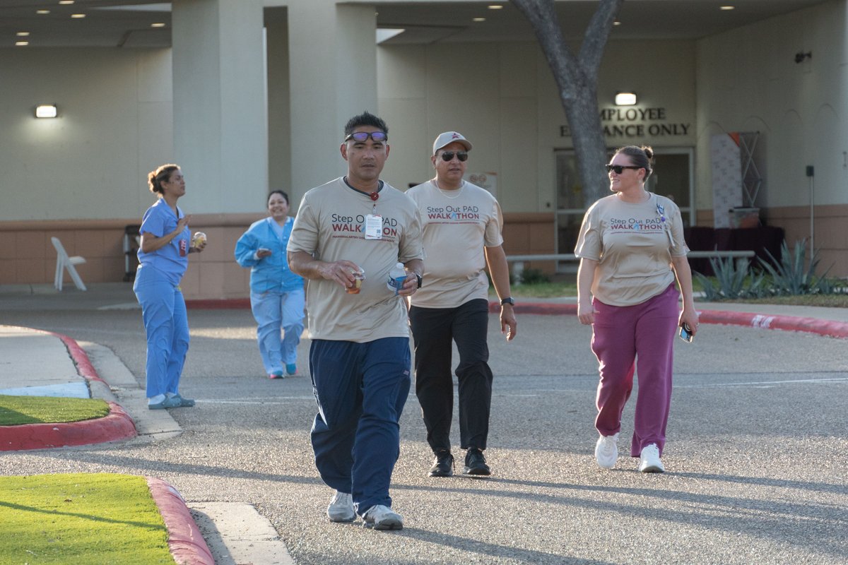 stxhealthsystem's tweet photo. Walking Together to #PreventLimbLoss: During #PADAwarenessMonth, the #STHS #LimbSalvage & #AmputationPrevention Program hosted its 2nd annual #StepOutPAD #Walkathon, promoting #vascularhealth, #earlydetection & the power of movement. #PADAwareness https://t.co/3aEdXFtBIe