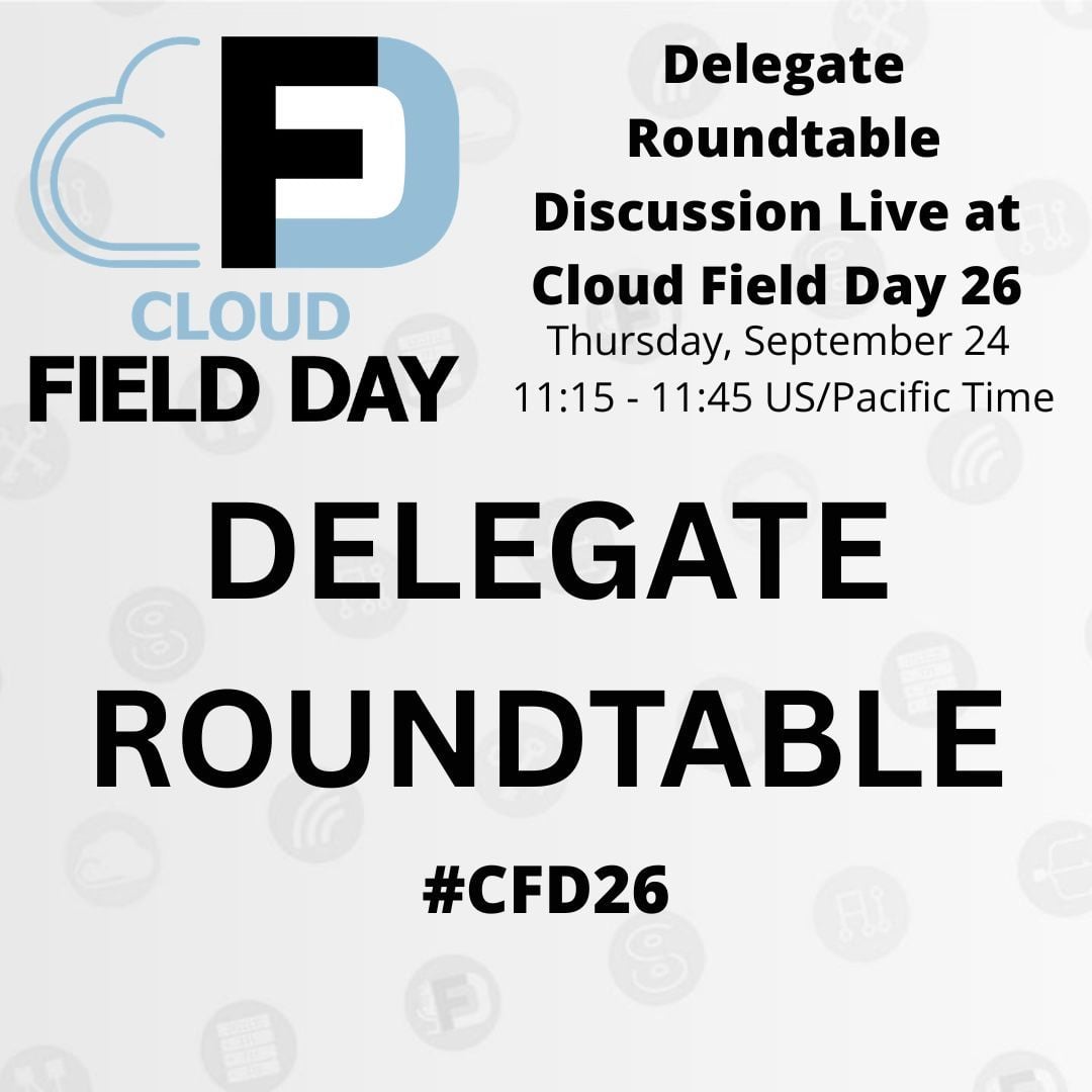 TechFieldDay's tweet photo. That's a wrap on Cloud Field Day #CFD26! ๐
Thank you to our delegates and presenting companies for presenting and joining the event. Videos will be posted soon on YouTube and our site.
๐ป YouTube: https://t.co/Sx9EoV1i9K
@TechFieldDay @DemitasseNZ #CFD26 #CloudPlatform #CloudInfrastructure #AI