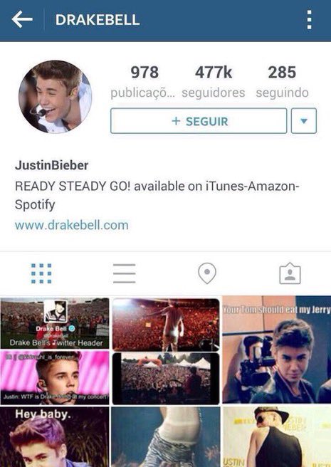 firtsplaice's tweet photo. e quando as beliebers hackearam o instagram do drake bell e encheram de coisas do justin no feed depois ele ficou dizendo que queria que as beliebers fossem extintas kkkkkk e logo dps o justin ofuscou a a festa de lançamento do album dele, dia icônico https://t.co/GtI2Hc6Jld