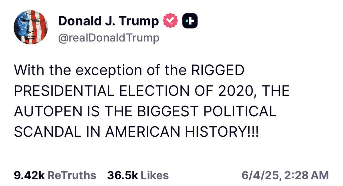 ItsYourGov's tweet photo. We are glad to have uncovered the “biggest political scandal in American history!” 

Americans still deserve ACCOUNTABILITY for the Autopen Administration. https://t.co/OVz5UEGtft