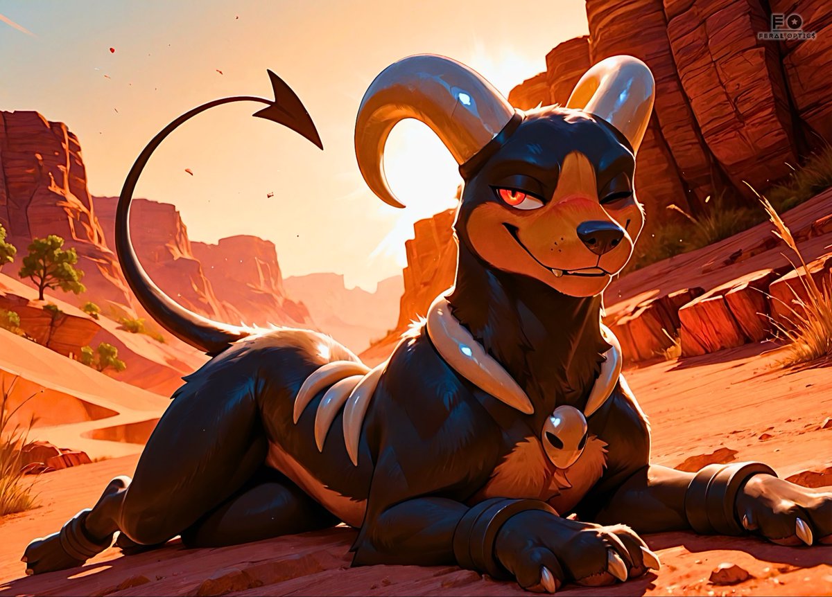 FeralOptics's tweet photo. ...Houndoom with not quite the thirst quencher you need in the desert.
#Aiart #Aigenerated #Aiartcommunity #NSFW #Feral #Anthromakerbot https://t.co/KIeAwkaWhv https://t.co/a64NAPH4Rr
