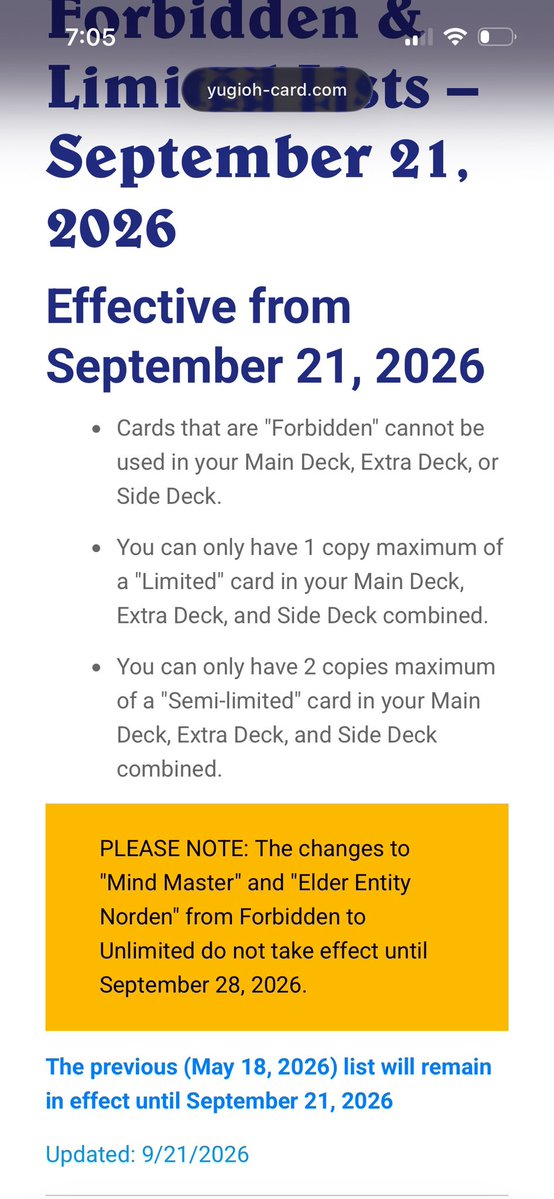 N8YGO4's tweet photo. Unfortunately, it seems they are taking to the criticism with even less communication. 

They went from “No later” to “No sooner” to “a few months” to not giving any communication at all.

Textbook Konami. 

@YuGiOhCardEU @YuGiOh_TCG talk to your players. Stop just posting ads. https://t.co/2jUSz6GurT