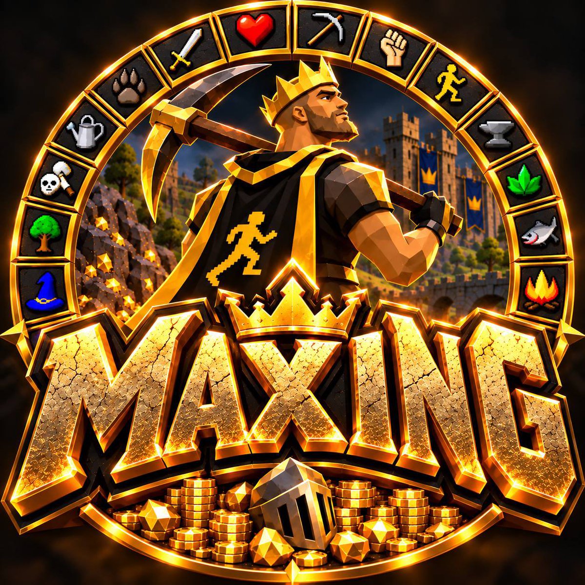 Maxing_GP's tweet photo. No XP waste. No bank standing. 

$MAXING is bringing the RuneScape grind on-chain: build the community, stack the loot, chase the Max Cape.

We’re not here to level up. We’re here to MAX OUT.

CA: BxgPQ6Ke6B8TBJrACrith5bw1aBg4QnebjS4QgeWGRcw https://t.co/MpZQQIK7LM