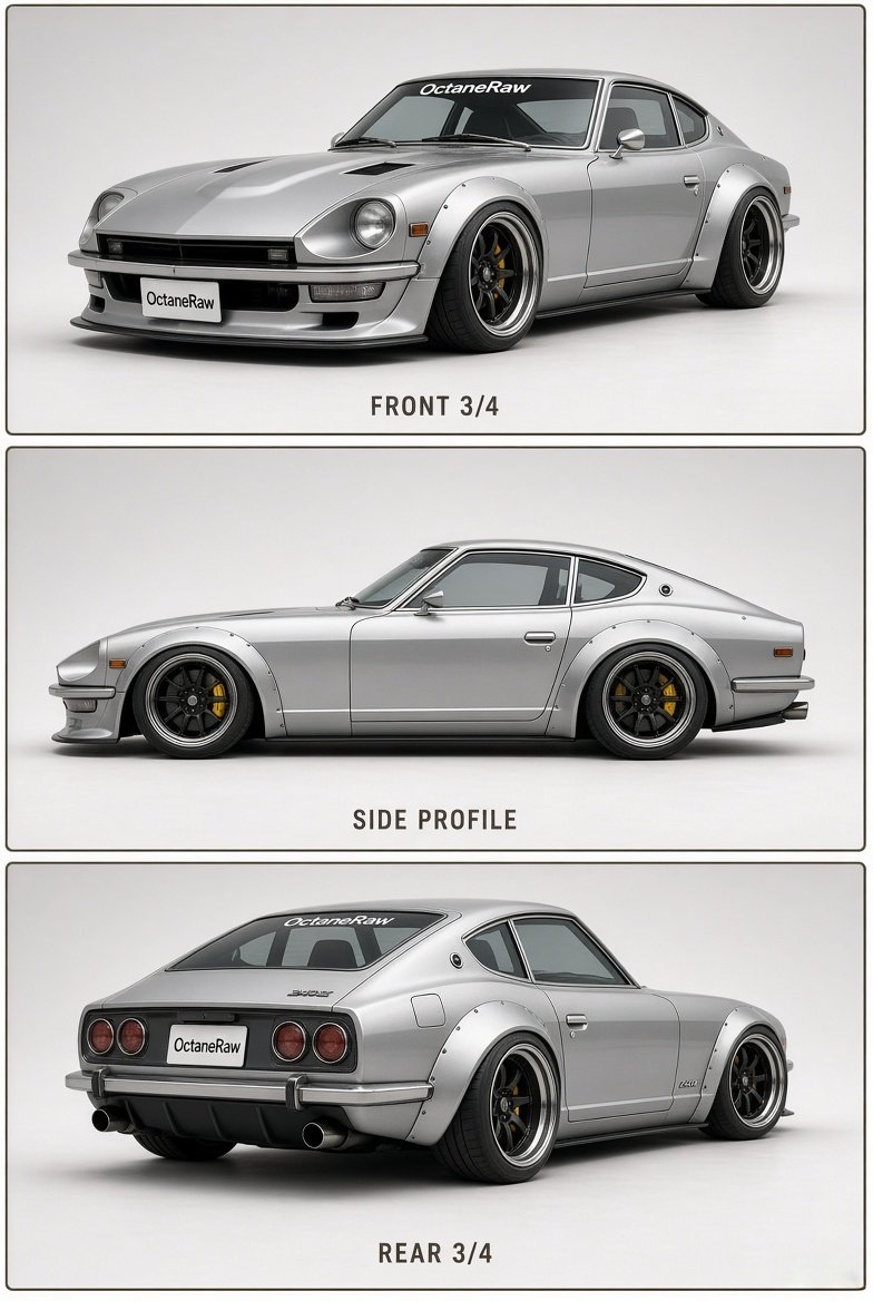 OctaneRaw's tweet photo. Custom - classic Datsun/Nissan Z-car (S30 generation) https://t.co/ajaXtvrX4g