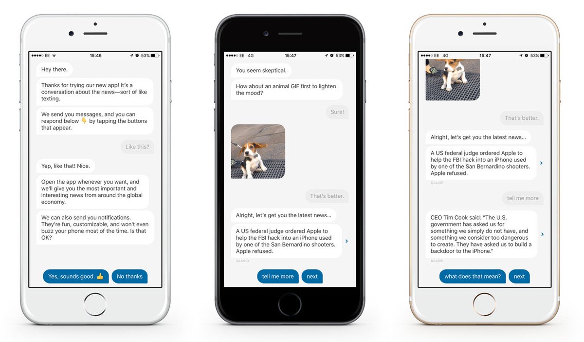 heysudeep_'s tweet photo. Remember Quartz? Before AI chatbots, there was the Quartz Brief app https://t.co/h0HOVeskVC