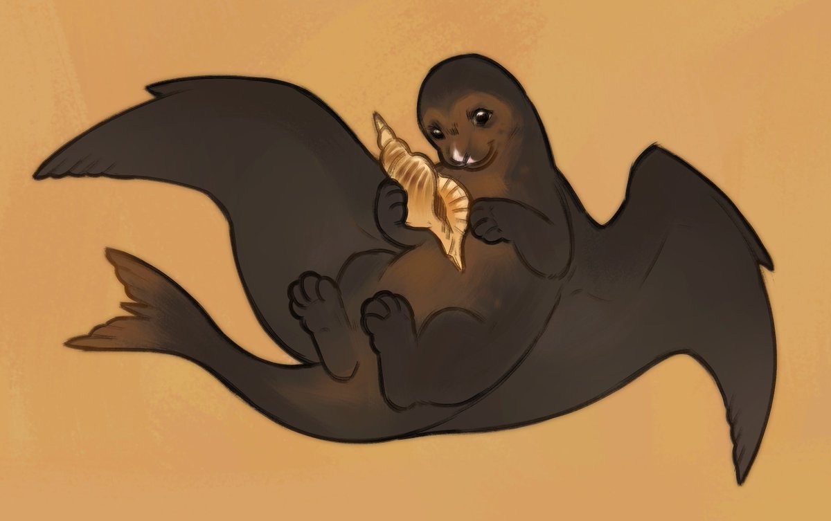 BuckeeraArt's tweet photo. seal dragon commissions :3 https://t.co/zqxo6OHxzs