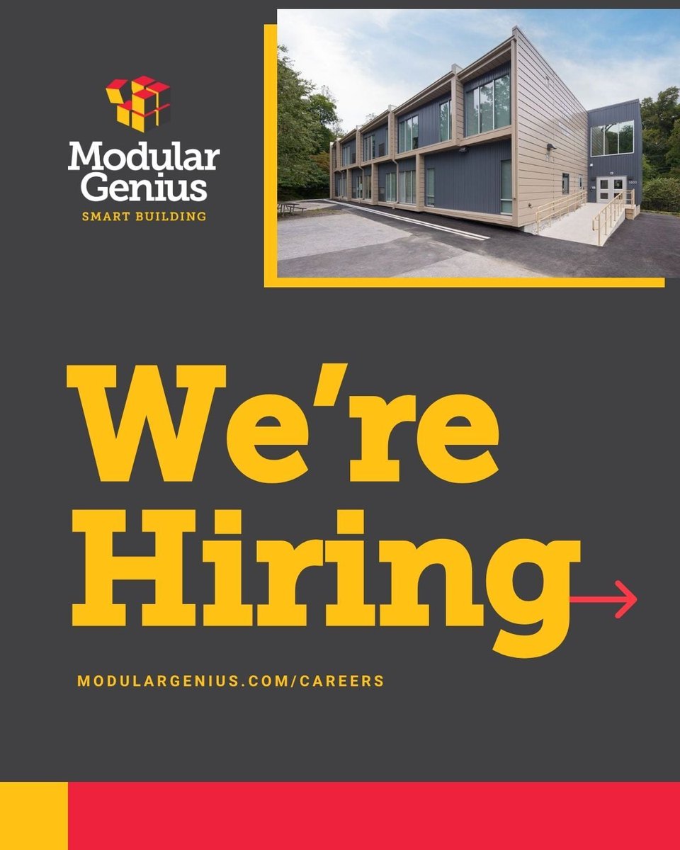 ModularGenius's tweet photo. We’re Hiring!

Modular Genius is looking for a Project Controls &amp; Operations Coordinator.

Apply today: https://t.co/8cUEMlhq3h

#NowHiring #JoinOurTeam #ConstructionCareers #ProjectCoordinator #ModularConstruction #Careers https://t.co/ZaJuI9cPwM