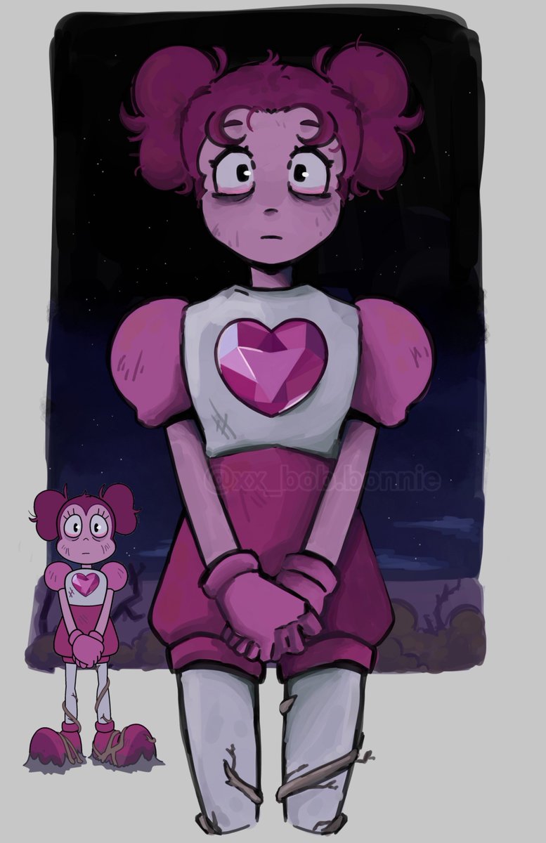 Xx_bobBonnie's tweet photo. I was bored soooo yea
Here's a lil Spinel in my style 
#spinel #stevenuniverse #su https://t.co/rtYAuAUg1g