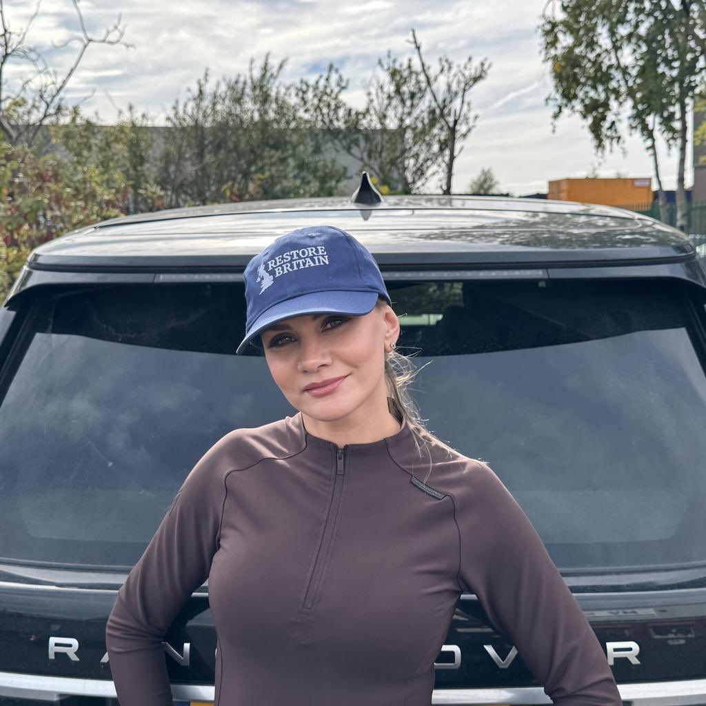 grantleighstore's tweet photo. If you’re a #RestoreBritain supporter, take a look at our cotton baseball caps with a raised embroidered logo: https://t.co/x4rzTDuH3w https://t.co/uwb40Oi9kc