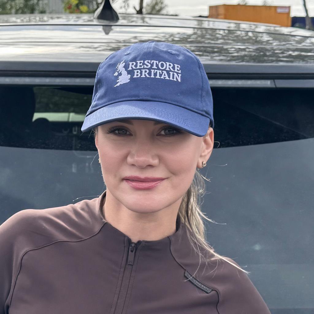grantleighstore's tweet photo. If you’re a #RestoreBritain supporter, take a look at our cotton baseball caps with a raised embroidered logo: https://t.co/x4rzTDuH3w https://t.co/uwb40Oi9kc