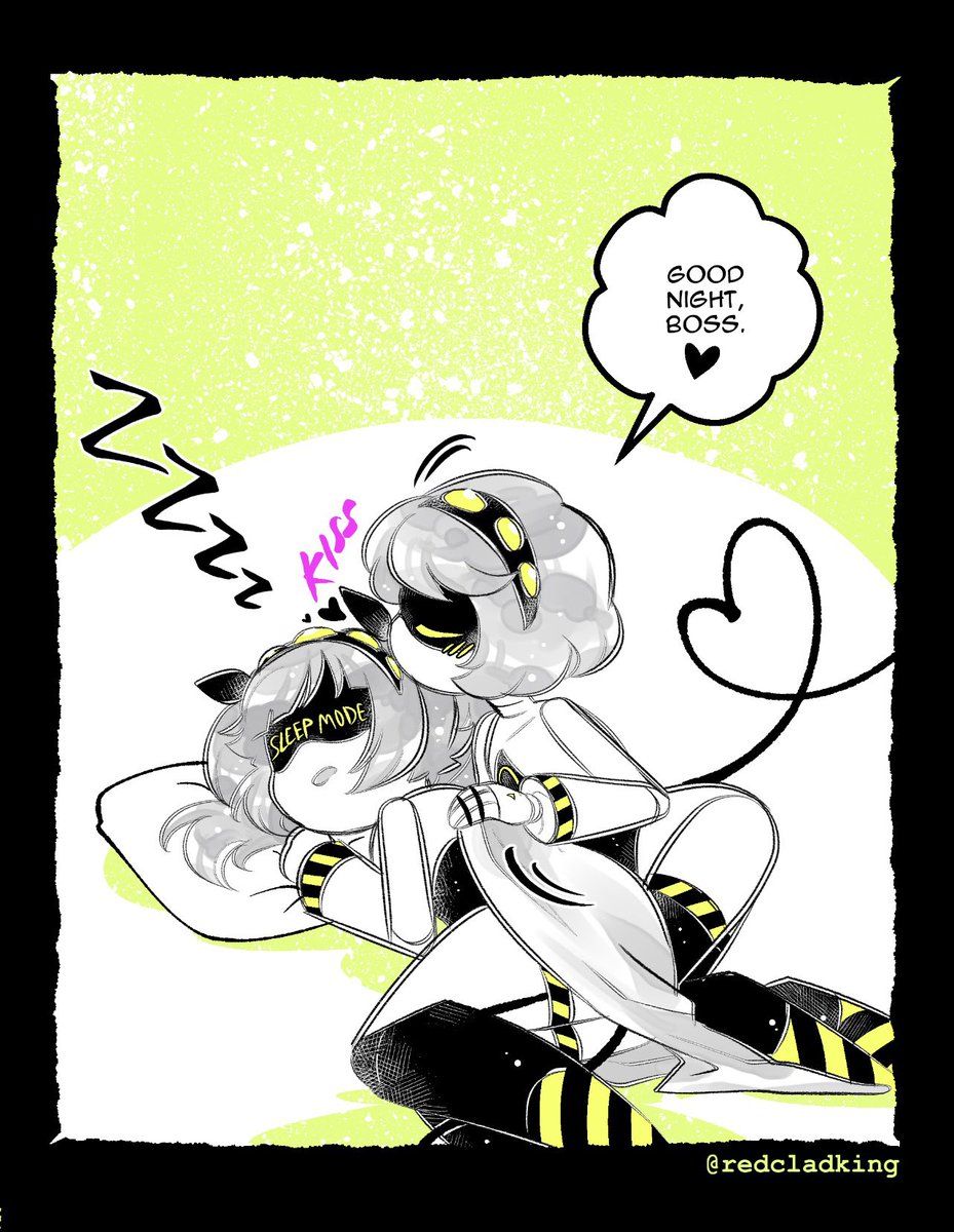 redcladking's tweet photo. This was supposed to be a one panel redraw of a thing but I can never be normal about anything so it expanded and got a little out hand. I’ll put the og in the replies lol. Anyways! Oilrose is so good the world needs mooore! >:3 #jcjackoff #murderdronesnsfw #oilrose https://t.co/O8yzUavjIe