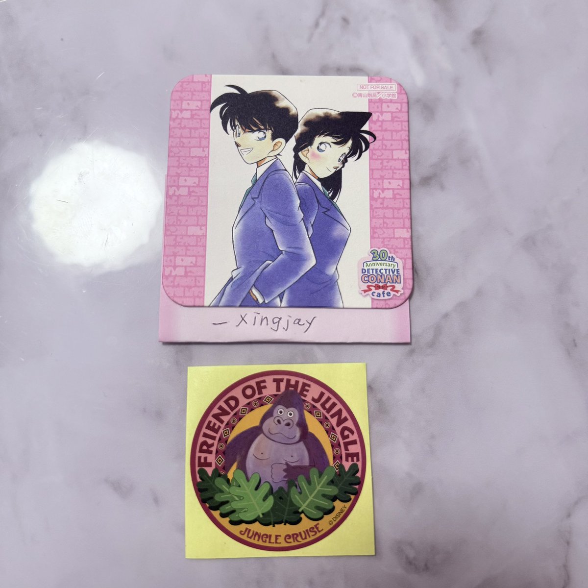 _xingjay's tweet photo. 🍀交換

ジャングルクルーズ ステッカー シール

求) ライオン
譲) ゴリラ

郵送(普通郵便)または手渡し交換
手渡しの場合は上野駅(構内外)or東京駅(構内)
気軽にお声掛けください✨ https://t.co/XLCRKpXIUs