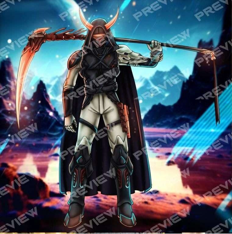 Dubixdigitals's tweet photo. A fierce armored warrior in a horned helmet, wielding a massive scythe.
Dark fantasy design with a bold, battle-ready and mysterious presence.
#logo
#dubixdigitals https://t.co/CSC5gmaCcU