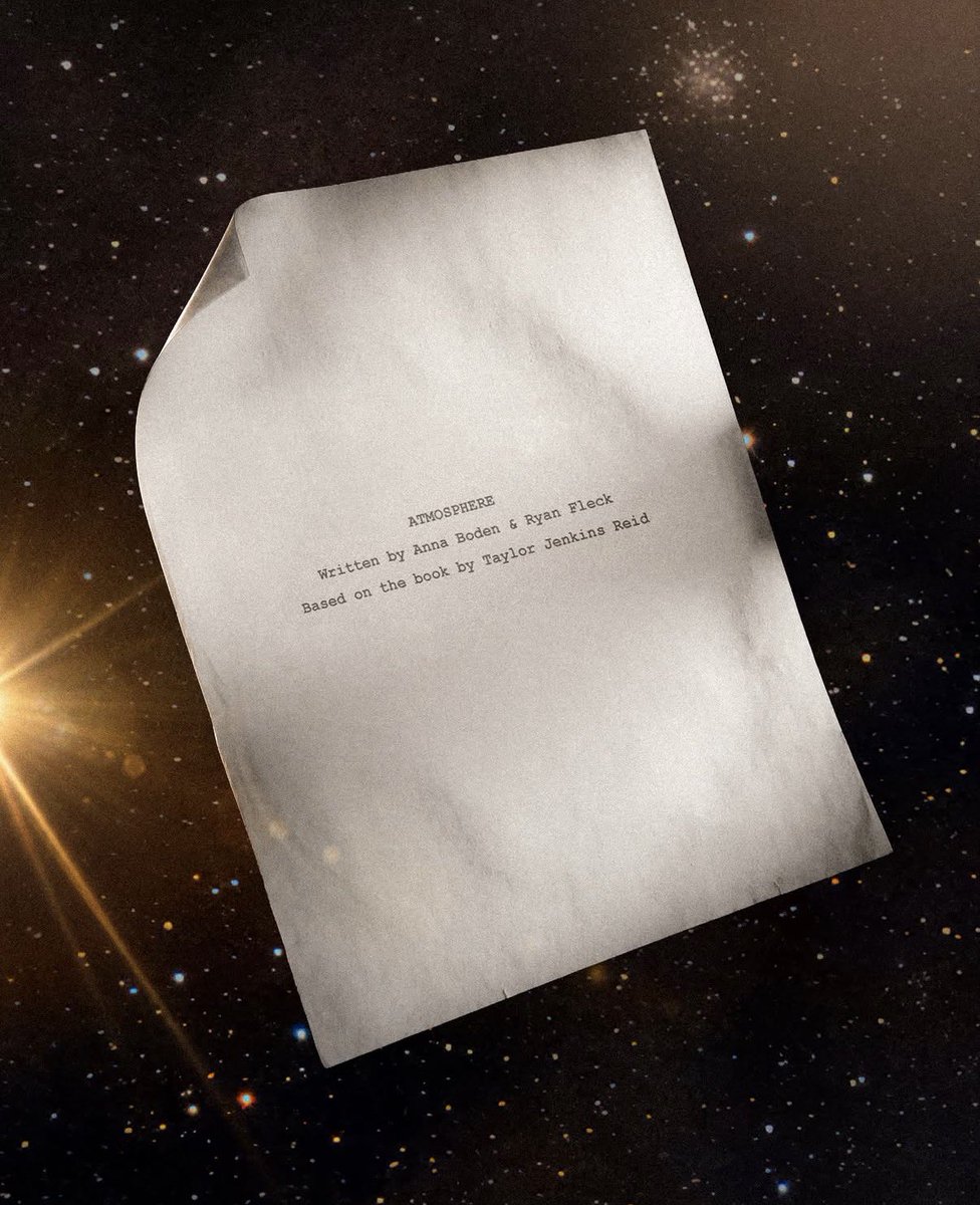 sapphicupdates's tweet photo. Black Bear has officially acquired the rights to adapt Taylor Jenkins Reid’s ‘ATMOSPHERE’ directed by Anna Boden and Ryan Fleck. https://t.co/H8YDUMrq67