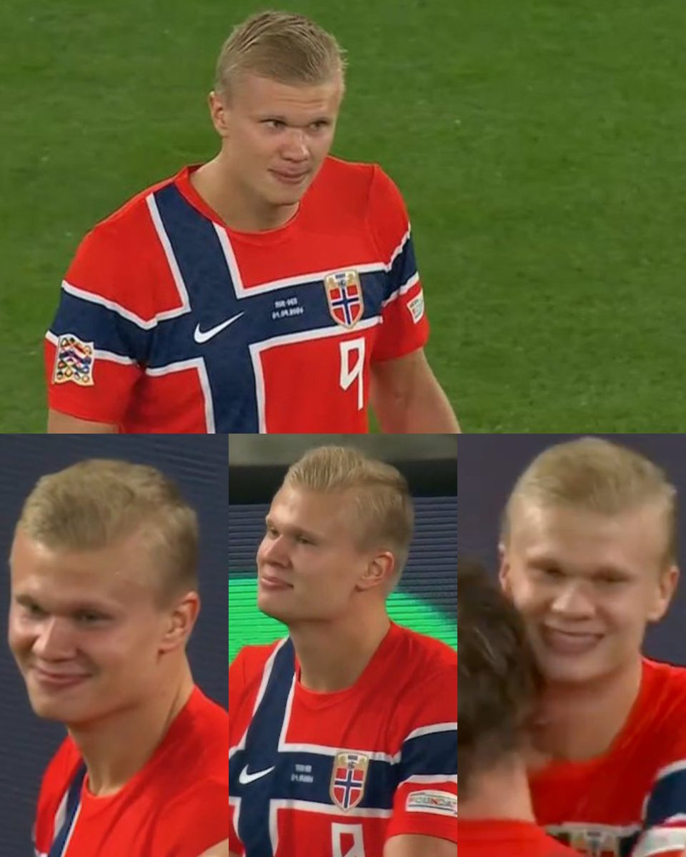 InvictosSomos's tweet photo. Y después de hacer historia firmando ¡¡7 GOLES!! en 5 partidos disputados durante su primera Copa del Mundo, Erling Haaland inició la nueva Nations League con un gol ante Dinamarca. Y ya lleva ¡¡63 GOLES!! en 56 partidos disputados con la Selección de Noruega. 

Sí, estás leyendo bien: tiene MÁS GOLES (63) que partidos disputados (56) con el combinado mayor de su país. 

Un ritmo goleador que ni Cristiano Ronaldo ni Lionel Messi han tenido a nivel internacional. 

Nacido para dejar huella. 

Nacido para destrozar récords.

NACIDO PARA SER LEYENDA.