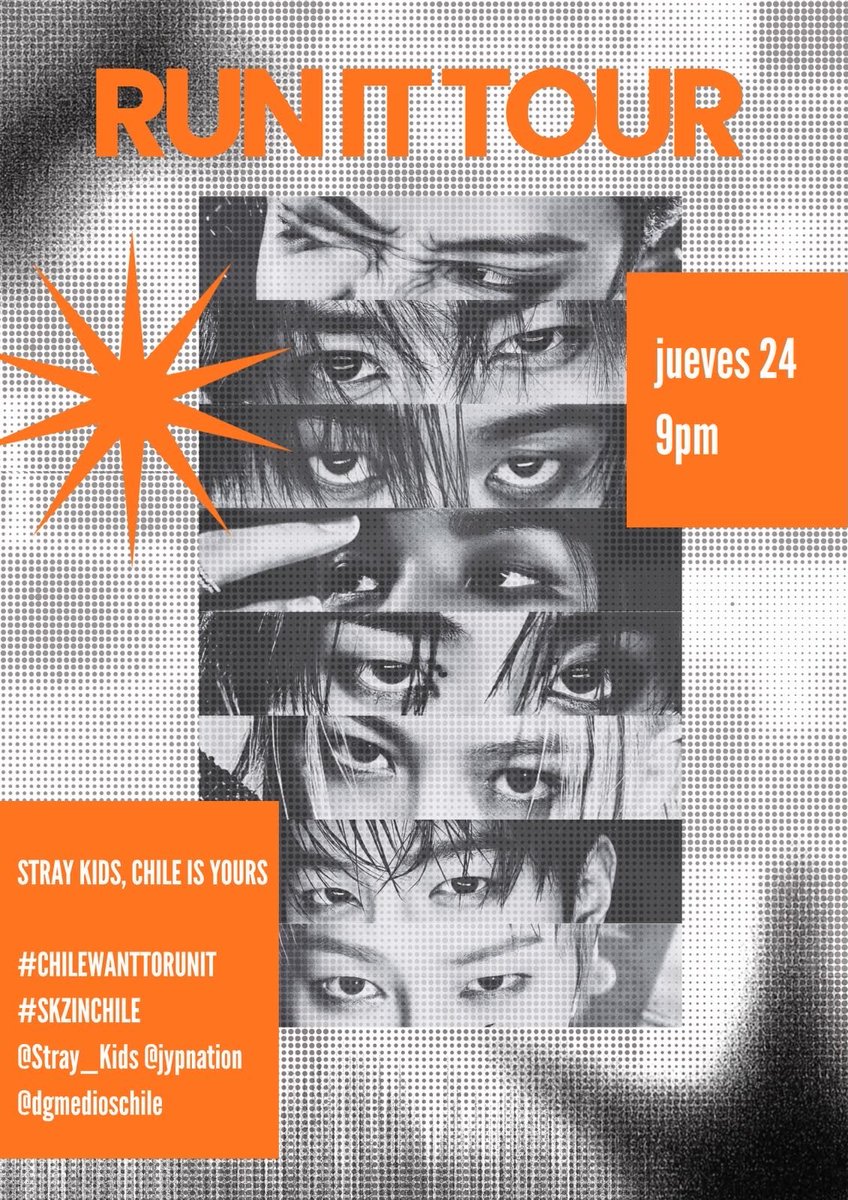 SKZUnionChile's tweet photo. ¡STAY! 📢

Hoy continuamos con la masiva para demostrar que Chile quiere recibir nuevamente a Stray Kids y ser parte del RUN IT Tour. 

¡Sigamos haciendo ruido! 

Stray Kids, Chile is yours

#CHILEWANTTORUNIT
#SKZINCHILE
@Stray_kids @jypnation @dgmedioschile https://t.co/LElXduNmkT