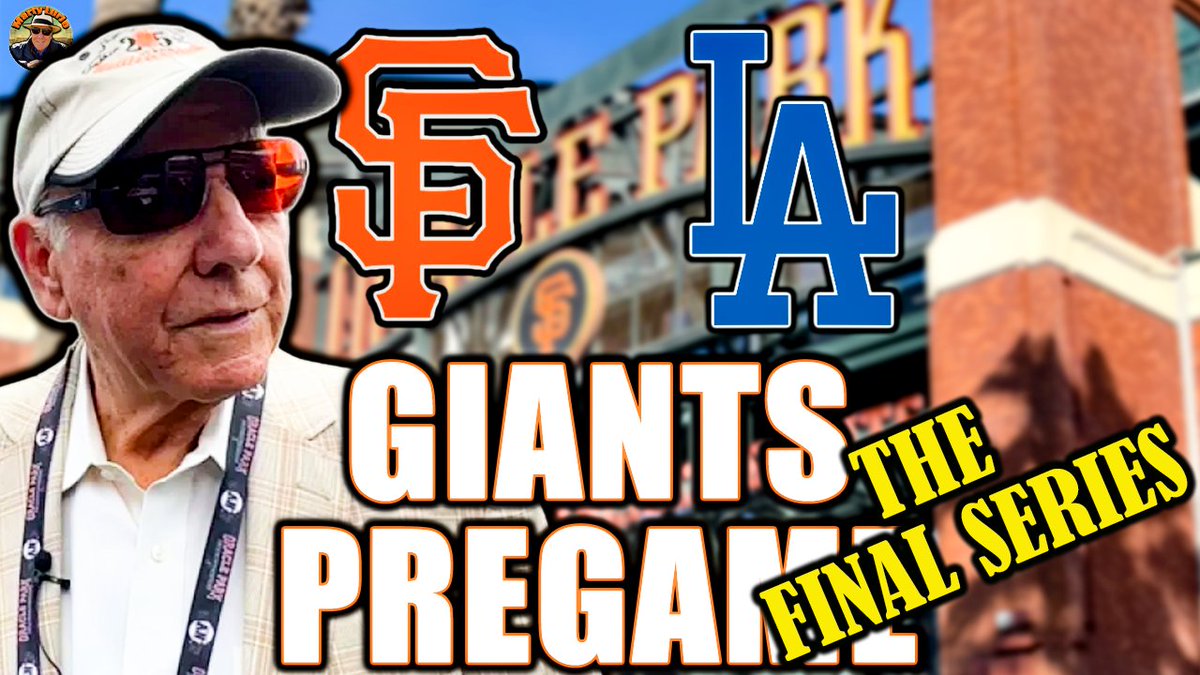 baseballmarty's tweet photo. Last 2026 Regular Season Pregame Livestream TOMORROW, 25 September @ 5PM Pacific

We are upon the last days of @SFGiants  baseball of 2026, and they end the season against their longtime rivals, the @Dodgers . The Giants will be licking their wounds at the conclusion of the season, and the Dodgers will again, win the National League West with a high probability to go deep in MLB Postseason. Come join us for the last regular season pregame livestream!
https://t.co/y4ksXx7Xn4