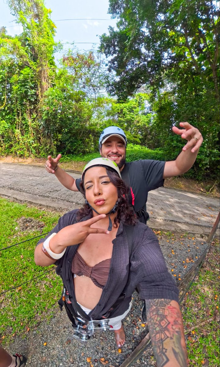 celiiimar's tweet photo. Another adventure checked off the bucket list. Ziplining through El Yunque was scary at first, but ended up being one of the most fun experiences of the trip! https://t.co/msmyefjj5X