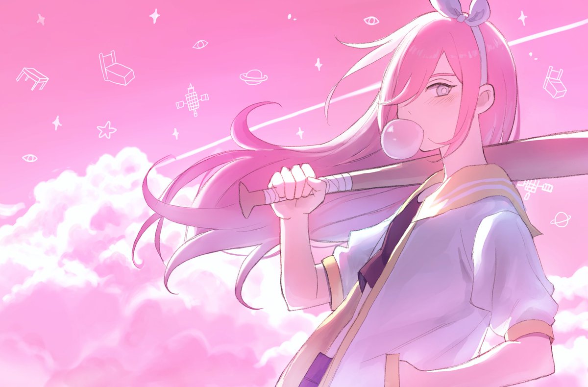 Gum_omori's tweet photo. #omorifanart 

🎀🩷🌸 https://t.co/BzXn609Q1W