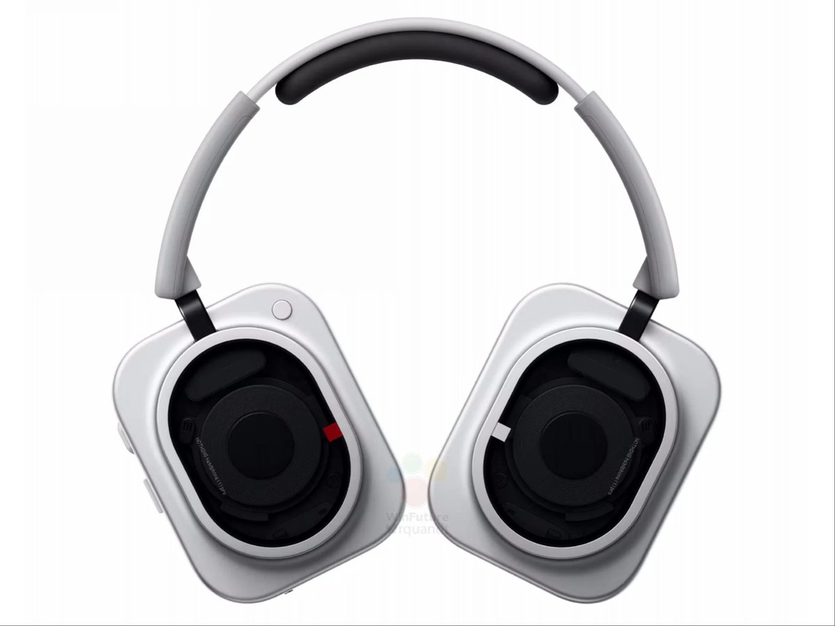 daily_gadget_jp's tweet photo. Nothing「Headphone (1) Pro」の画像がリーク!片側3ドライバーと10基のマイクでノイズキャンセリング強化
https://t.co/uKjZUwIAc3
#デイリーガジェット #Nothing https://t.co/apsZrEw91A