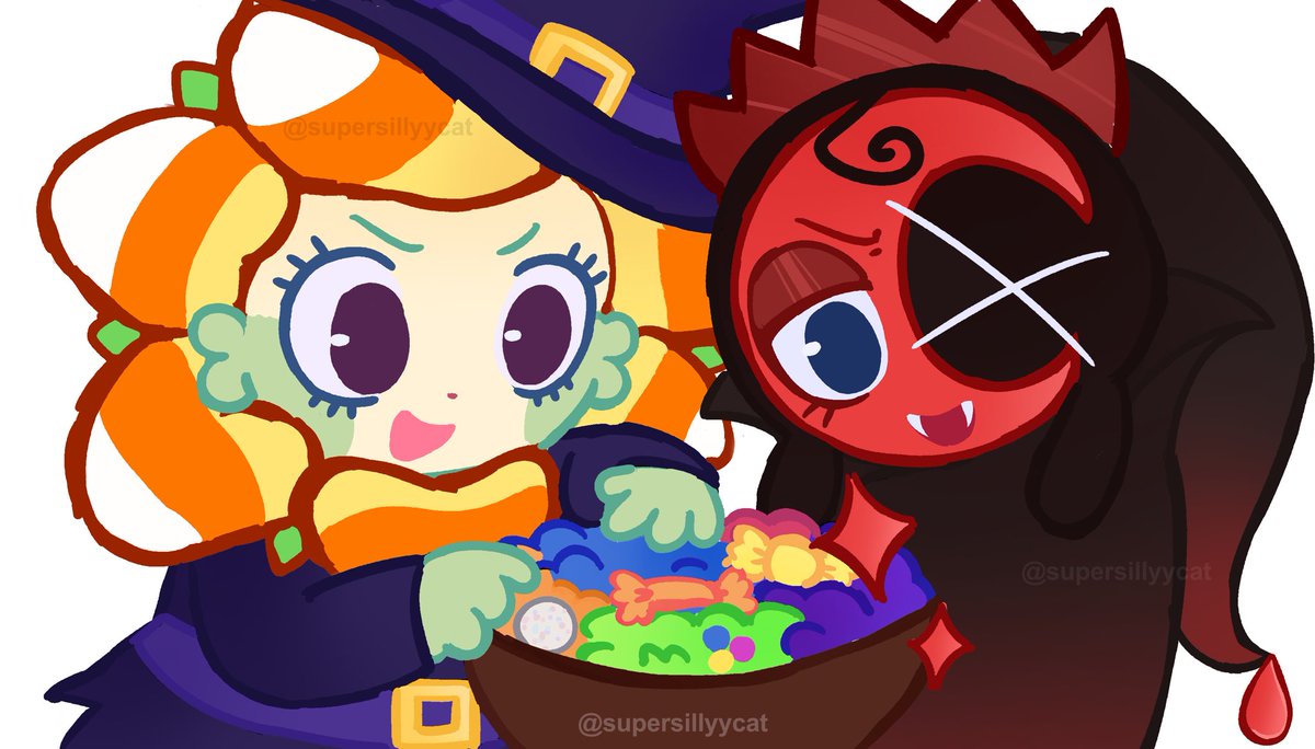 supersillyycat's tweet photo. #moonflower 
mainly a emoji for my oomf server but it cute :3
(this is my dandy design for halloween) https://t.co/22CpeKxciJ
