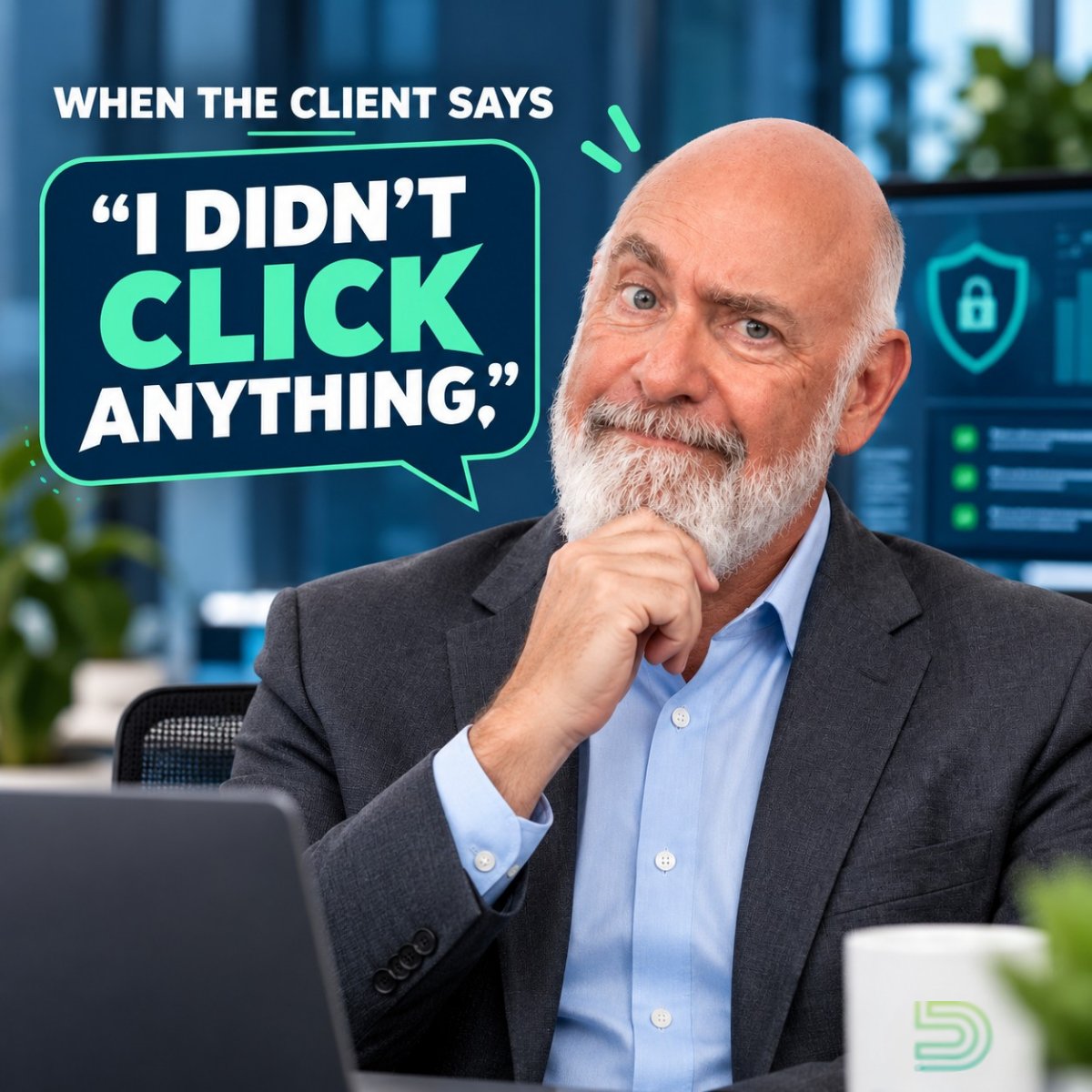 DesaNetwork's tweet photo. “The face you make when ‘I didn’t click anything’ turns into ‘but there was this one email…’ 😅

Quick tip: check the sender, hover over links, and when in doubt—don’t click. Verify first.

#Cybersecurity #Phishing #ITSupport” https://t.co/yUIkN2oUUw